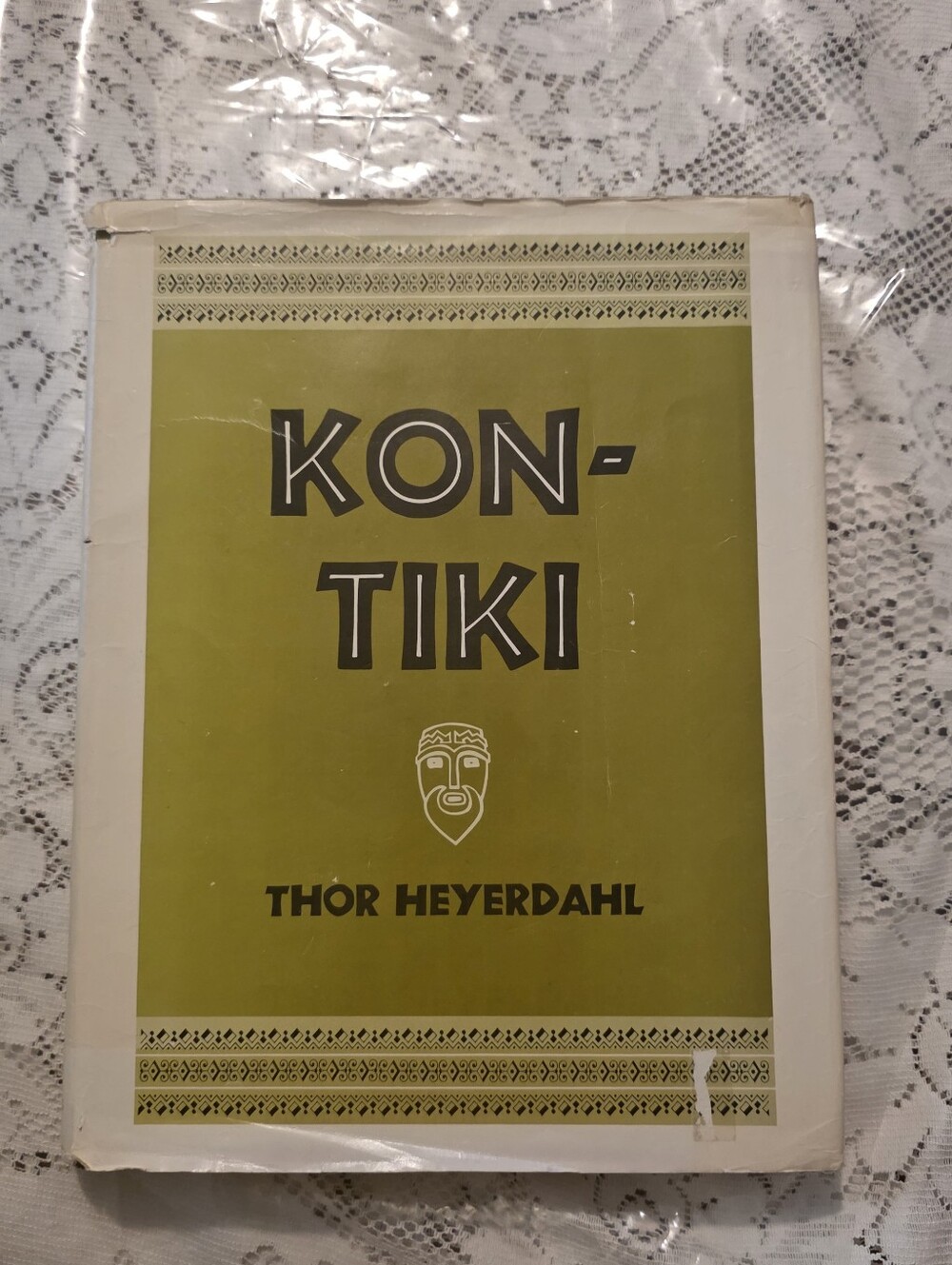 Thor Heyerdahl Kon-Tiki Hardcover Large Type Unabridged ex library